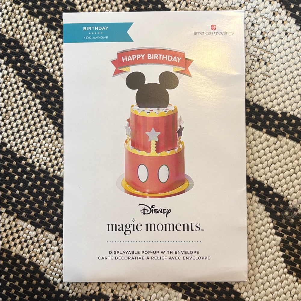 🆕American Greetings-Disney Mickey Mouse Pop Up Birthday Card